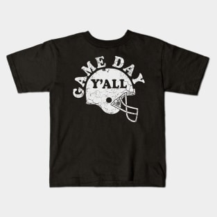 Game Day Y'all Football Kids T-Shirt